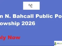 John N. Bahcall Public Policy Fellowship 2026 John N. Bahcall Public Policy Fellowship 2026
