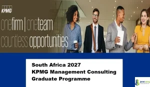 South Africa 2027 KPMG Management Consulting Graduate Programme