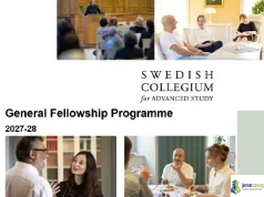 Swedish Collegium for Advanced Study Fellowship 2027-2028