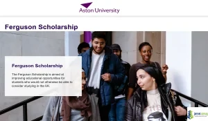 UK 2026 Aston University Ferguson Scholarship (Fully Funded)
