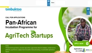 UNDP 2026 timbuktoo AgriTech Startup Funding (Ghana Business Aid)