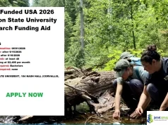 USA 2026 Oregon State University Research Funding Aid