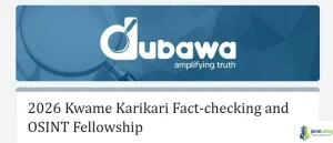 West Africa 2026 Kwame Karikari Fellowship & Data Security Aid