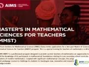 2026 AIMS Master of Mathematical Sciences Scholarship (for Teachers)