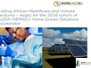 2026 AUDA-NEPAD Home Grown Solutions Accelerator for African Ventures