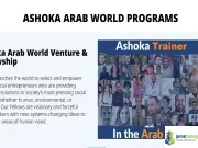 2026 Ashoka Arab World Trainer Recruitment