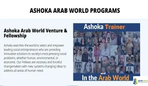 2026 Ashoka Arab World Trainer Recruitment