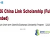 2026 China Link Scholarship (Fully Funded)