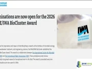 2026 ISME IWA BioCluster Award 2026 ISME IWA BioCluster Award