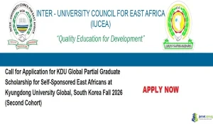 2026 KDU Global IUCEA Graduate Scholarship