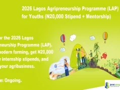 2026 Lagos Agripreneurship Programme (LAP) for Youths