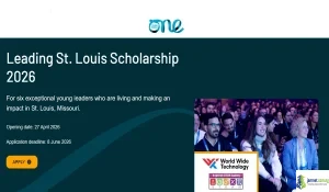 2026 Leading St. Louis Scholarship (One Young World Summit)