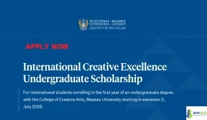 2026 Massey University Creative Excellence Scholarship (Fully Funded)