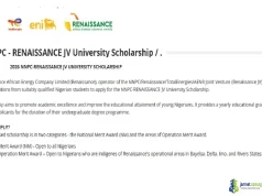 2026 NNPC Renaissance JV University Scholarship for Undergraduates