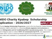 2026 Nigeria FG UNIDO Charity Kpabeb Scholarship 2026 Nigeria FG UNIDO Charity Kpabeb Scholarship