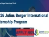 2026 Nigeria Julius Berger International Internship Program