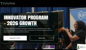 2026 Nobellum Accelerator (Venture Capital for Black-Led STEM Startups & Tech Scale-ups)