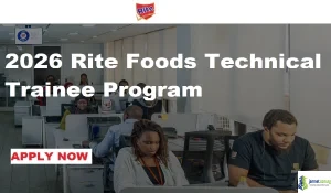 2026 Rite Foods Technical Trainee Program