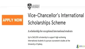 2026 Sydney University Vice-Chancellor Scholarship (Grant for International Students