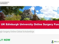 2026 UK Edinburgh University Online Surgery Funding