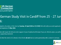 2026 UK-German Study Visit Funding for Professional Development of Teachers