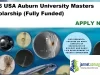 2026 USA Auburn University Masters Scholarship (Fully Funded)