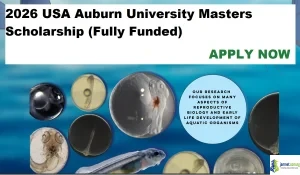 2026 USA Auburn University Masters Scholarship (Fully Funded)