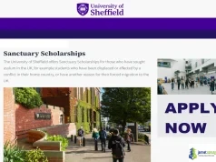 2026 University of Sheffield Sanctuary Scholarship (Full Funding)