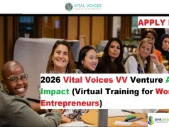 2026 Vital Voices VV Venture AI for Impact (Virtual Training for Women Entrepreneurs)