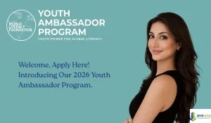 2026 World Literacy Foundation Youth Ambassador Program
