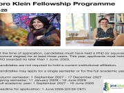 2027 Barbro Klein Fellowship (Research Grant in Sweden)