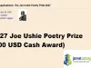 2027 Joe Ushie Poetry Prize (500 USD Cash Award)