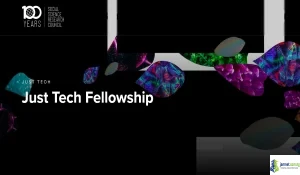 2027 SSRC Just Tech Fellowship ($60,000 Award for Tech Researchers)