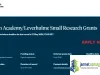 2027 UK British Academy Leverhulme Small Research Grant