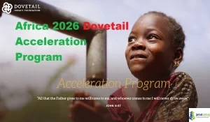 Africa 2026 Dovetail Impact Foundation Acceleration Program