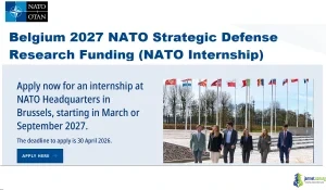 Belgium 2027 NATO Strategic Defense Research Funding (NATO Internship)