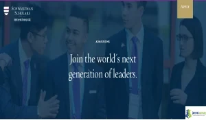 China 2027 Schwarzman Scholarship (Fully Funded Masters)