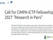 Europe 2027 CIMPA-ICTP Fellowship (€10,000 Research Grant) Europe 2027 CIMPA-ICTP Fellowship (€10,000 Research Grant)