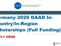 Germany 2026 DAAD In-Country/In-Region Scholarships (Full Funding)