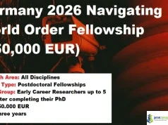 Germany 2026 Navigating World Order Fellowship