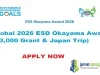 Global 2026 ESD Okayama Award ($3,000 Grant & Japan Trip)