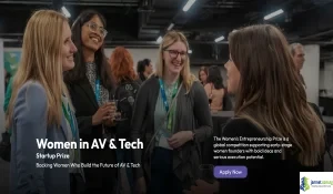 Global 2026 Women in AV and Tech Startup Prize