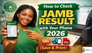 How to Check Jamb Exam Result with your phone 2026 (save & print)