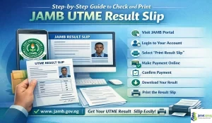 How to Check and Print JAMB UTME Result Slip (2026 Guide)