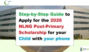 How to Apply for the NLNG Post-Primary Scholarship with your phone
