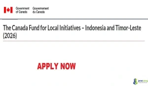 2026 Canada Fund for Local Initiatives Indonesia ($100,000 Funding)