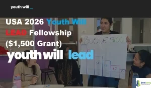 USA 2026 Youth Will LEAD Fellowship ($1,500 Grant)