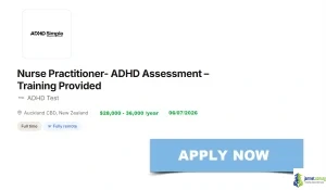 2026 ADHD Test Assessment Nurse Practitioner (Training Provided)