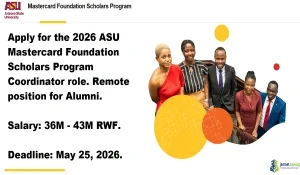 2026 ASU Mastercard Foundation Scholars Program