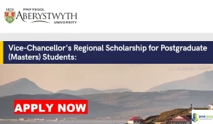 2026 Aberystwyth University Regional Master's Scholarship